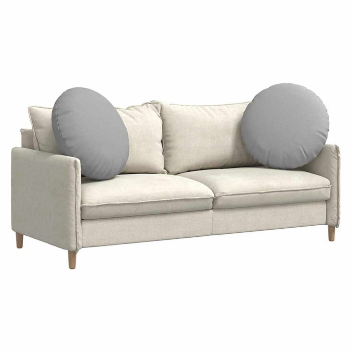 Perne de Șezut 2 pcs Gri nori Ø60 x 21 cm țesătură - WALTI WALTI