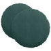Perne de Șezut 2 pcs Verde închis Ø 40 x 13 cm Catifea - WALTI WALTI