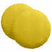 Perne de Șezut 2 pcs Galben Ø 40 x 13 cm Catifea - WALTI WALTI