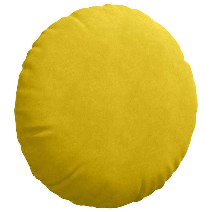 Perne de Șezut 2 pcs Galben Ø 40 x 13 cm Catifea - WALTI WALTI