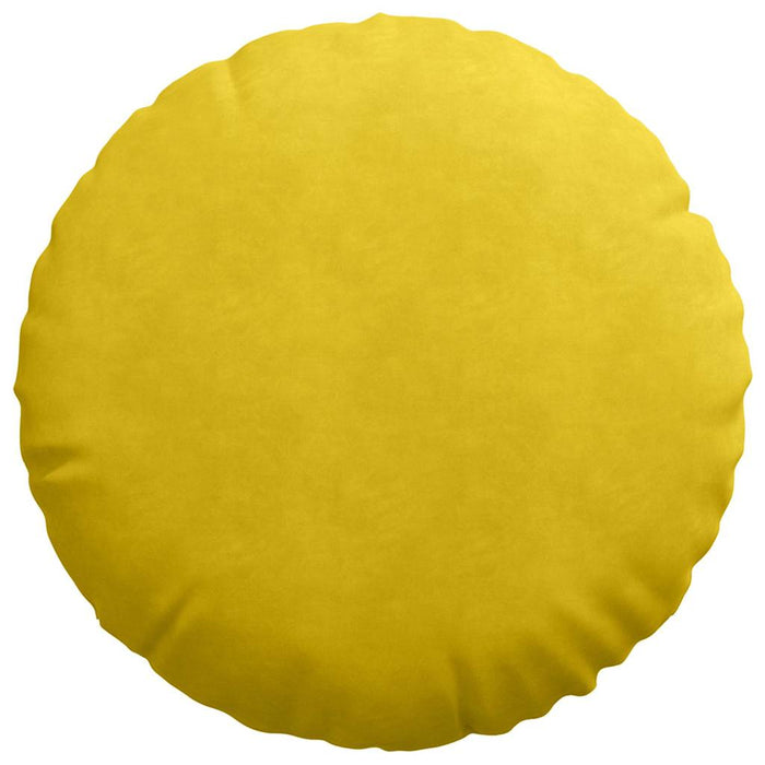 Perne de Șezut 2 pcs Galben Ø 40 x 13 cm Catifea - WALTI WALTI