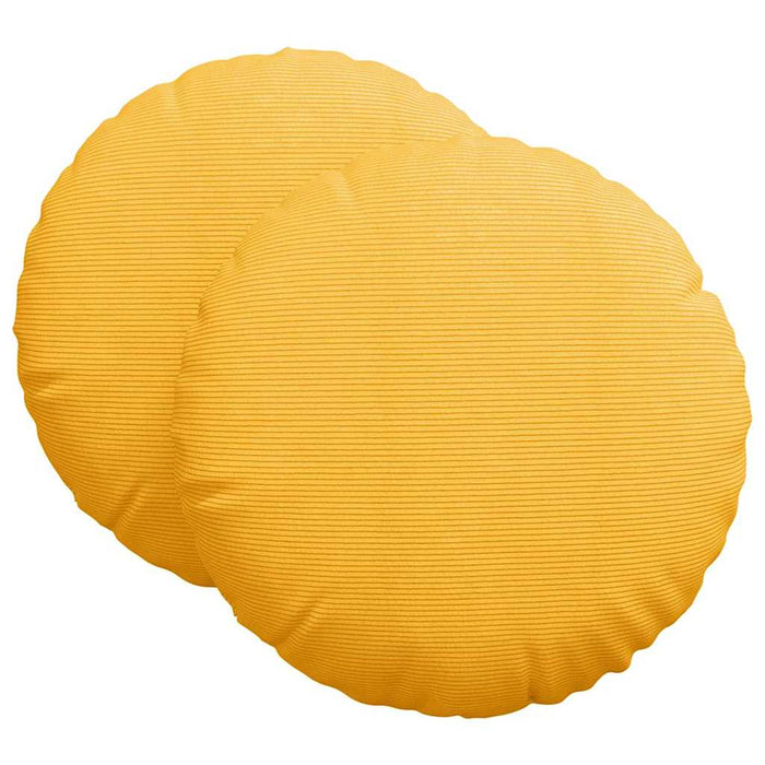 Perne de Șezut 2 pcs Galben Deschis Ø 60 cm - WALTI WALTI