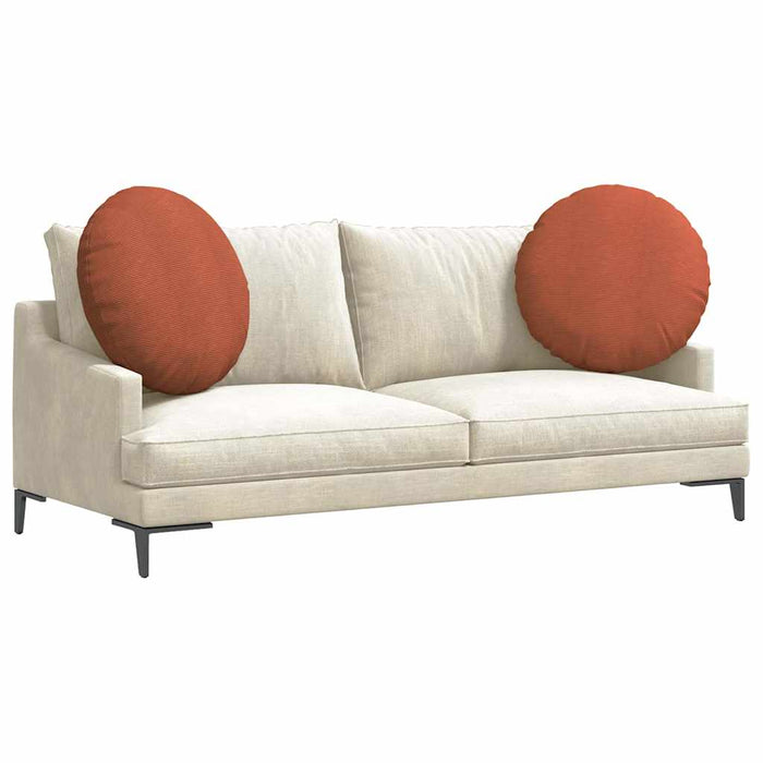 Perne de Șezut 2 pcs Roșu portocalie Ø 60 cm - WALTI WALTI