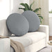 Perne de Șezut 2 pcs Gri deschis Ø80 x 29 cm țesătură - WALTI WALTI