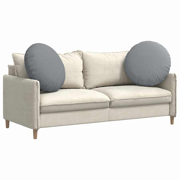 Perne de Șezut 2 pcs Gri deschis Ø80 x 29 cm țesătură - WALTI WALTI