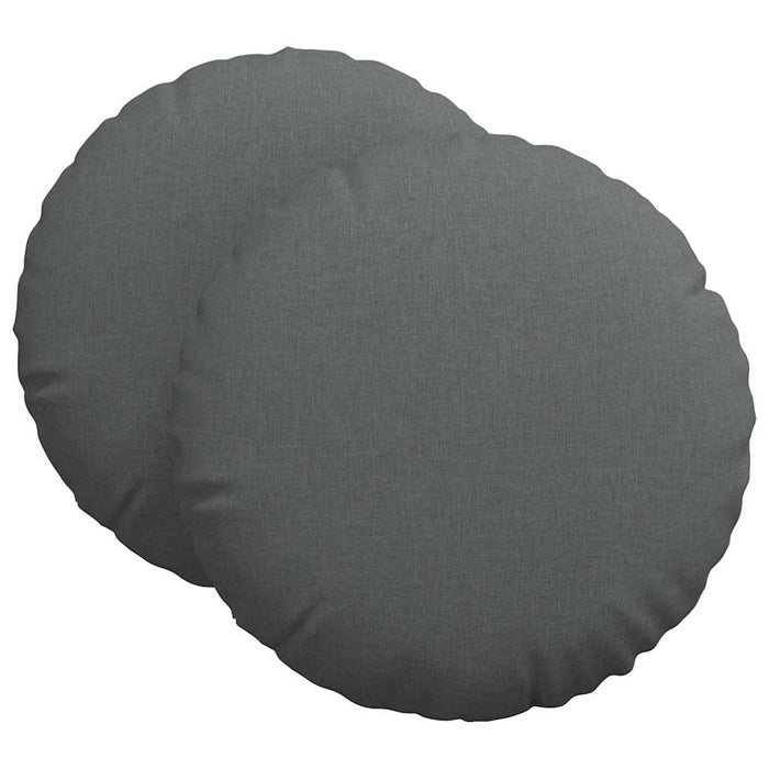 Perne de Șezut 2 pcs Gri închis Ø80 x 29 cm țesătură - WALTI WALTI