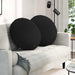 Perne de Șezut 2 pcs Negru Ø80 x 29 cm țesătură - WALTI WALTI