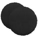 Perne de Șezut 2 pcs Negru Ø80 x 29 cm țesătură - WALTI WALTI