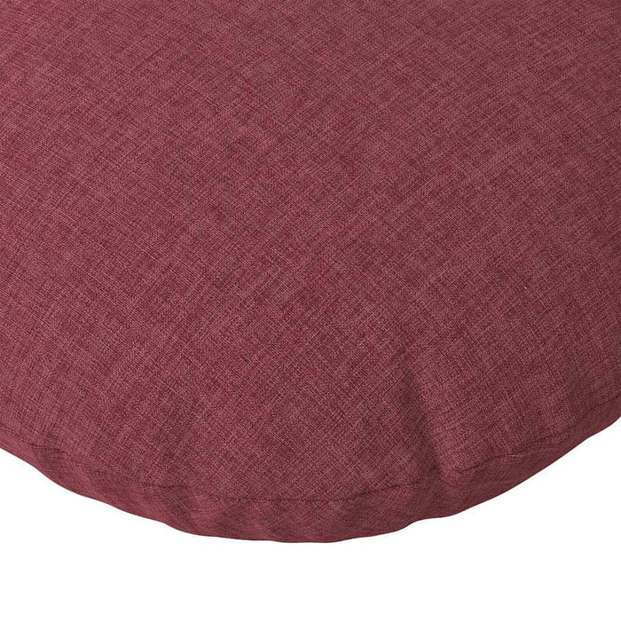 Perne de Șezut 2 pcs Roșu Vin Ø80 x 29 cm țesătură - WALTI WALTI