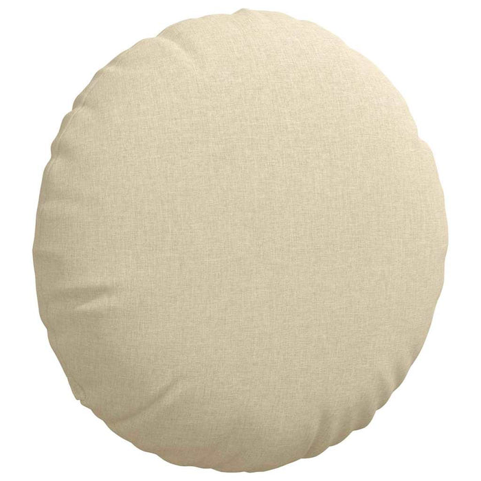Perne de Șezut 2 pcs Crem Ø80 x 29 cm țesătură - WALTI WALTI