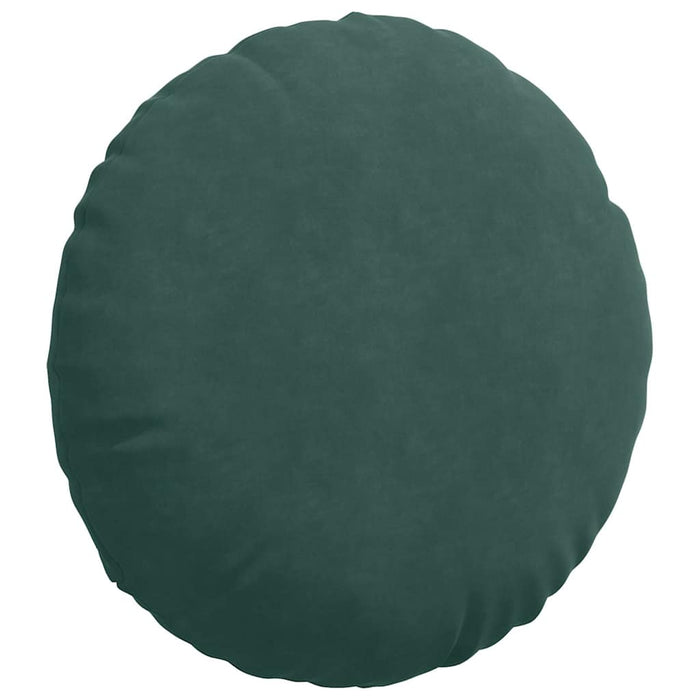Perne de Șezut 2 pcs Verde închis Ø 80 x 29 cm Catifea - WALTI WALTI