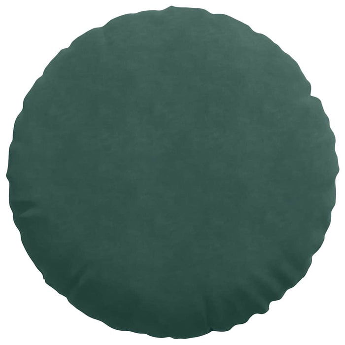 Perne de Șezut 2 pcs Verde închis Ø 80 x 29 cm Catifea - WALTI WALTI