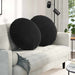 Perne de Șezut 2 pcs Negru Ø 80 x 29 cm Catifea - WALTI WALTI