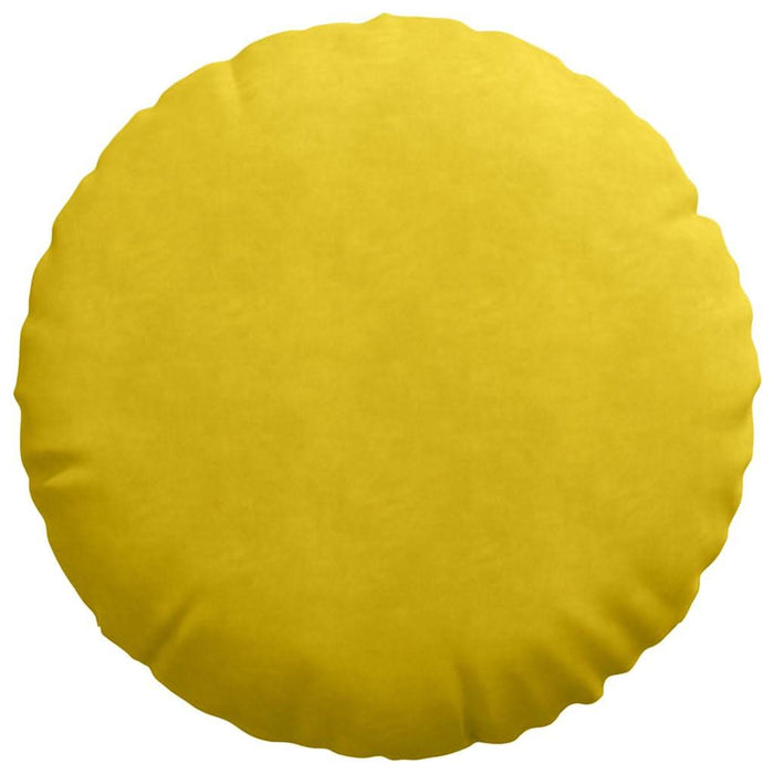 Perne de Șezut 2 pcs Galben Ø 80 x 29 cm Catifea - WALTI WALTI
