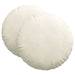 Perne de Șezut 2 pcs Crem Ø 80 x 29 cm Catifea - WALTI WALTI
