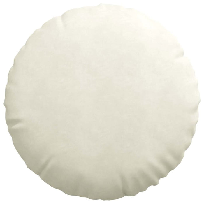 Perne de Șezut 2 pcs Crem Ø 80 x 29 cm Catifea - WALTI WALTI