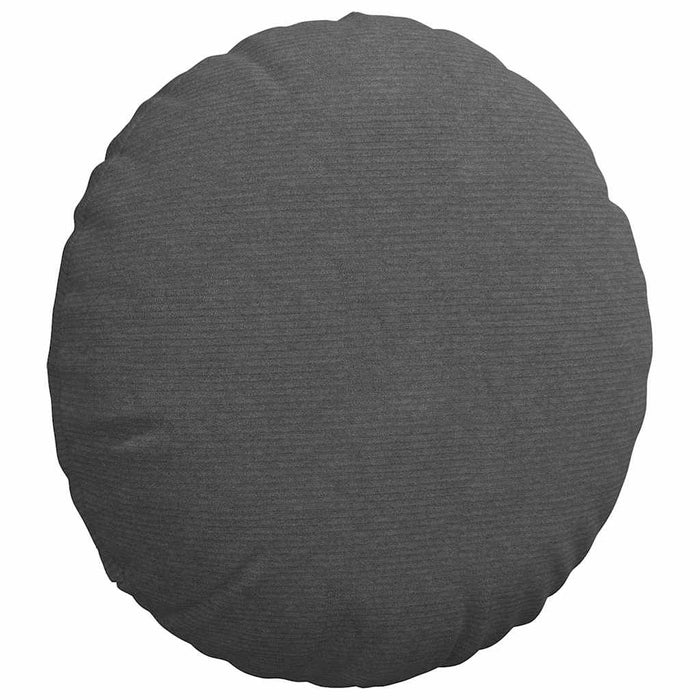 Perne de Șezut 2 pcs Gri închis Ø 80 cm Țesătură din corduroy - WALTI WALTI