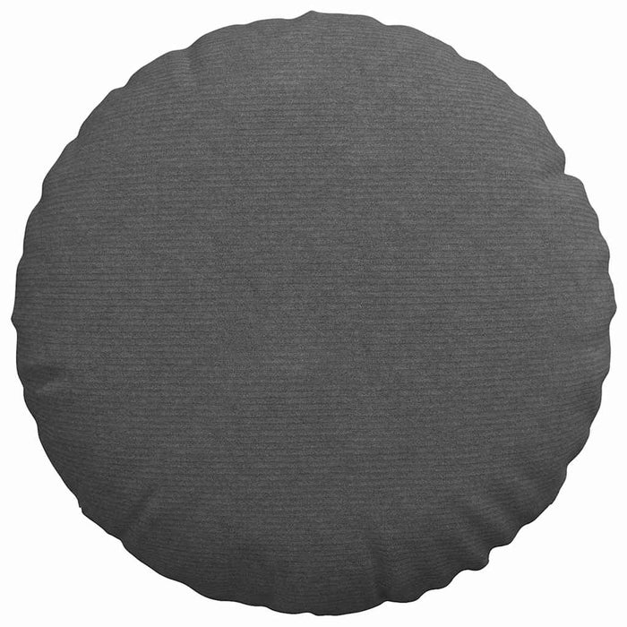 Perne de Șezut 2 pcs Gri închis Ø 80 cm Țesătură din corduroy - WALTI WALTI