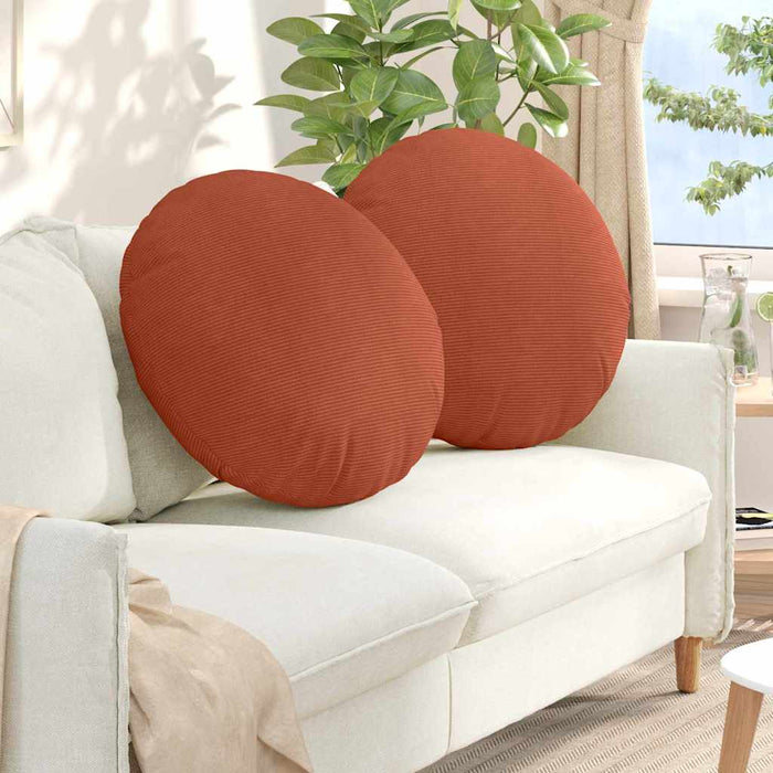 Perne de Șezut 2 pcs Roșu portocalie Ø 80 cm - WALTI WALTI