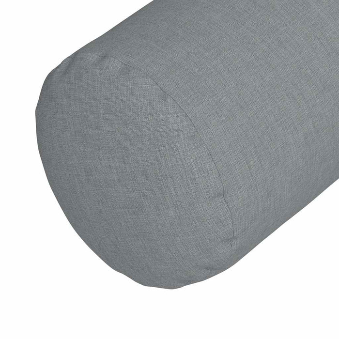 Perne Bolster 2 pcs Gri deschis Ø 15 x 40 cm țesătură - WALTI WALTI