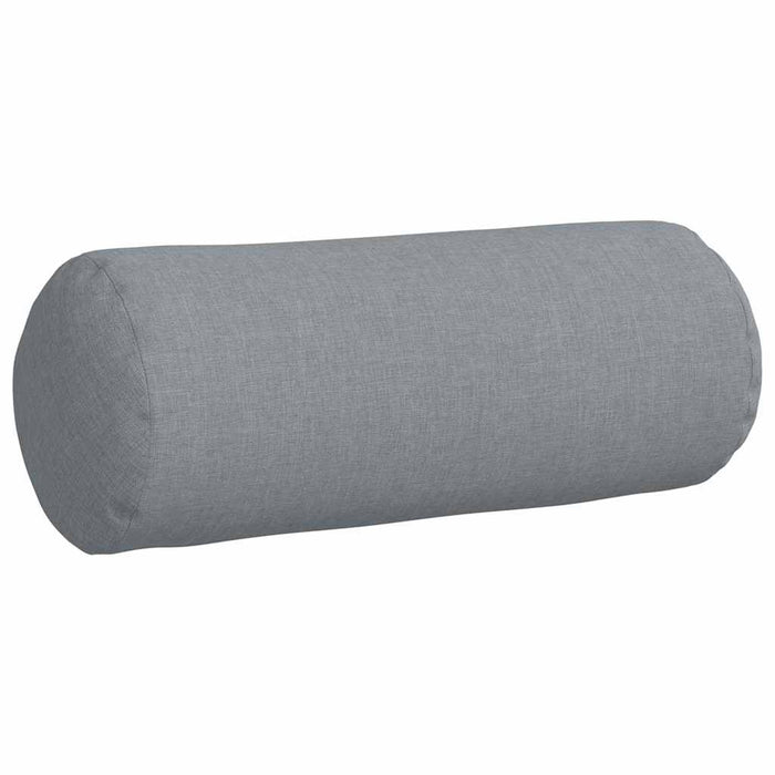 Perne Bolster 2 pcs Gri deschis Ø 15 x 40 cm țesătură - WALTI WALTI