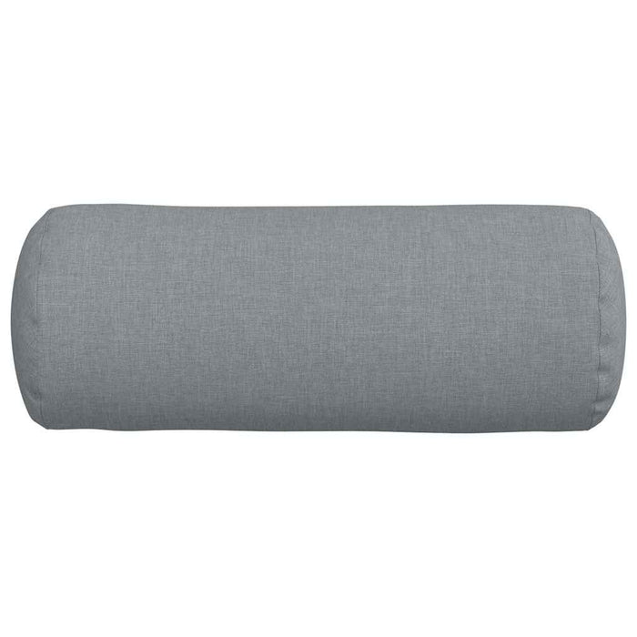Perne Bolster 2 pcs Gri deschis Ø 15 x 40 cm țesătură - WALTI WALTI