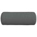 Perne Bolster 2 pcs Gri închis Ø 15 x 40 cm țesătură - WALTI WALTI
