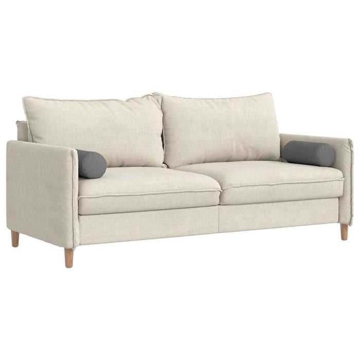 Perne Bolster 2 pcs Gri închis Ø 15 x 40 cm țesătură - WALTI WALTI