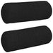 Perne Bolster 2 pcs Negru Ø 15 x 40 cm țesătură - WALTI WALTI