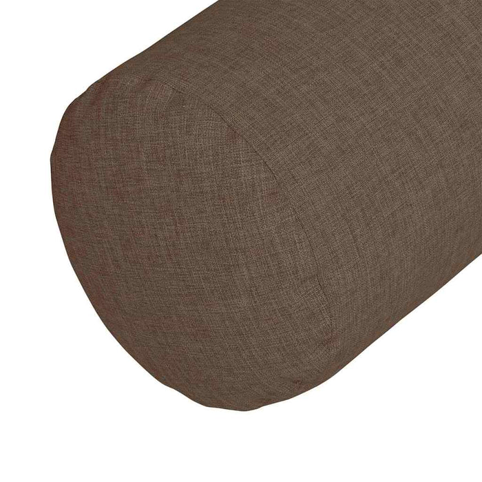 Perne Bolster 2 pcs Maro Ø 15 x 40 cm țesătură - WALTI WALTI