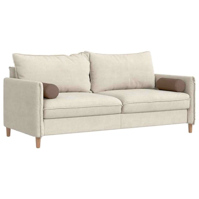 Perne Bolster 2 pcs Maro Ø 15 x 40 cm țesătură - WALTI WALTI