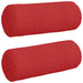 Perne Bolster 2 pcs Roșu Ø 15 x 40 cm țesătură - WALTI WALTI