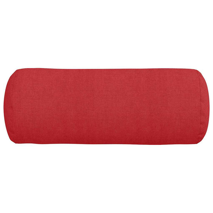 Perne Bolster 2 pcs Roșu Ø 15 x 40 cm țesătură - WALTI WALTI