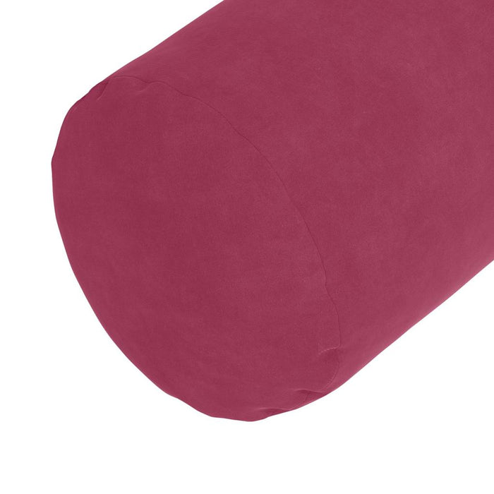 Perne Bolster 2 pcs Roșu Vin Ø 15 x 40 cm Țesătură din corduroy - WALTI WALTI