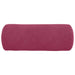 Perne Bolster 2 pcs Roșu Vin Ø 15 x 40 cm Țesătură din corduroy - WALTI WALTI