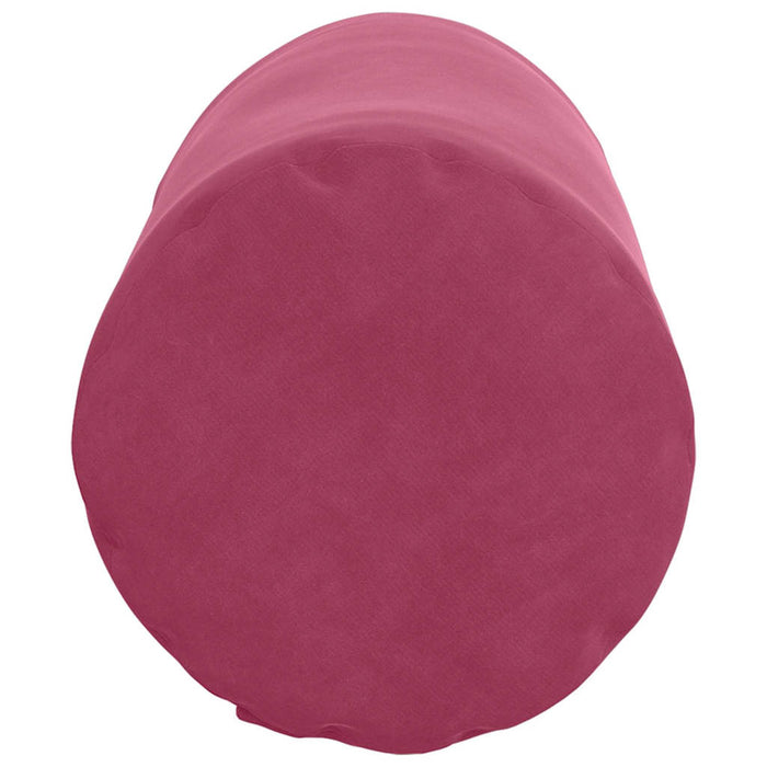 Perne Bolster 2 pcs Roșu Vin Ø 15 x 40 cm Țesătură din corduroy - WALTI WALTI