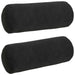 Perne Bolster 2 pcs Negru Ø 15 x 40 cm Țesătură din corduroy - WALTI WALTI