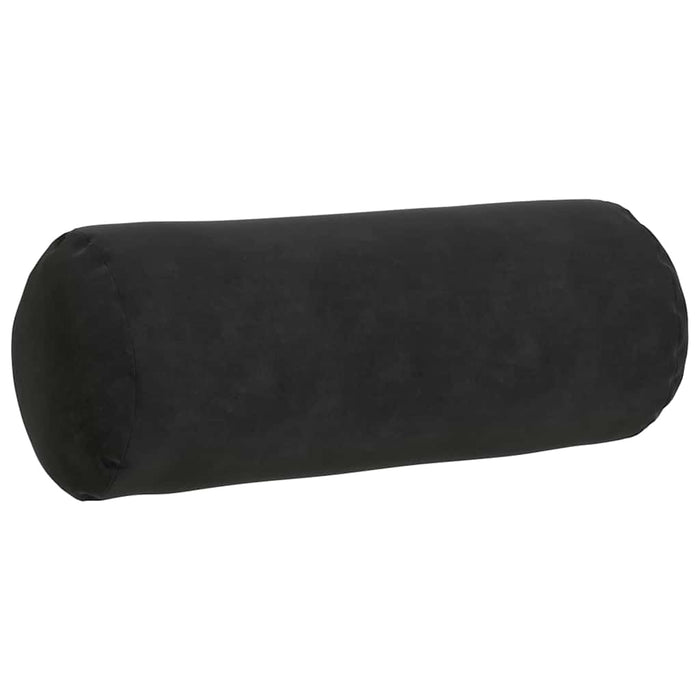Perne Bolster 2 pcs Negru Ø 15 x 40 cm Țesătură din corduroy - WALTI WALTI