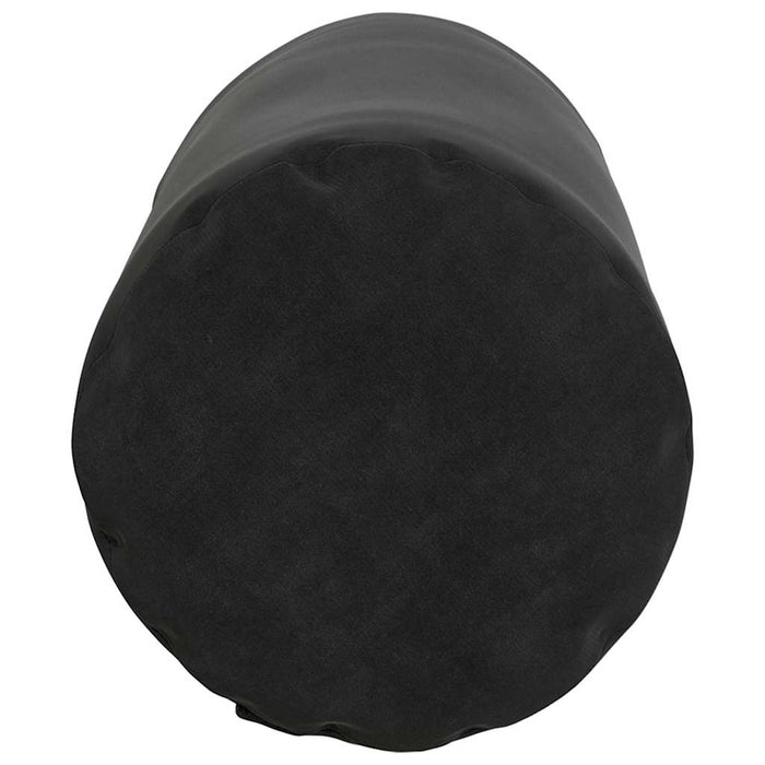 Perne Bolster 2 pcs Negru Ø 15 x 40 cm Țesătură din corduroy - WALTI WALTI