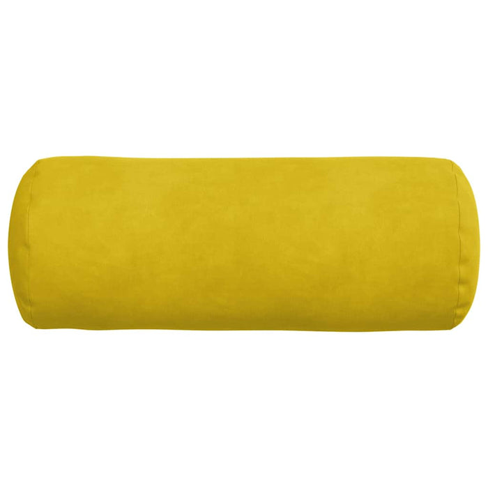 Perne Bolster 2 pcs Galben Ø 15 x 40 cm Țesătură din corduroy - WALTI WALTI
