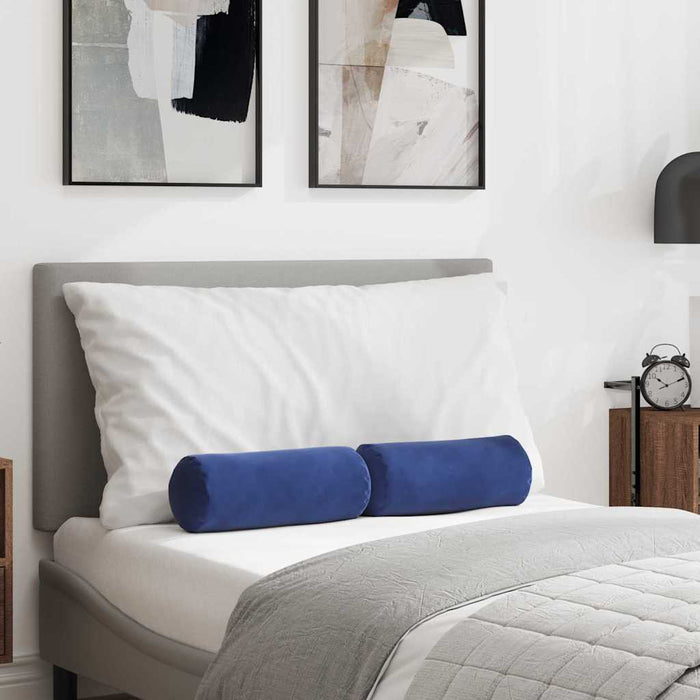 Perne Bolster 2 pcs Albastru Poliție Ø 15 x 40 cm - WALTI WALTI