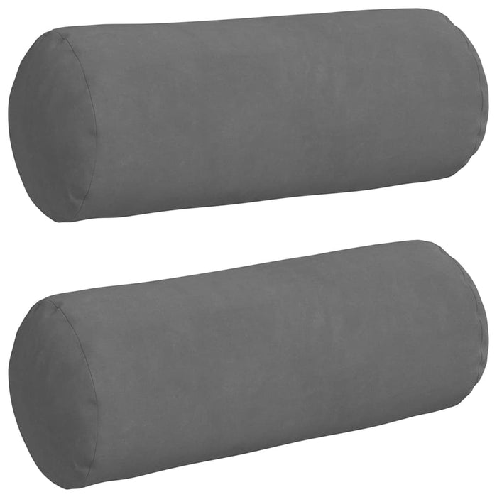 Perne Bolster 2 pcs Gri închis Ø 15 x 40 cm - WALTI WALTI