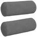 Perne Bolster 2 pcs Gri închis Ø 15 x 40 cm - WALTI WALTI