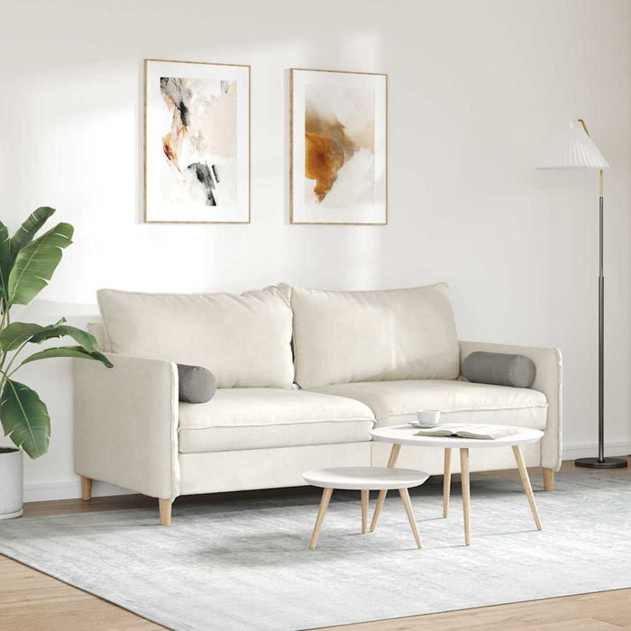 Perne Bolster 2 pcs Gri deschis Ø 15 x 40 cm - WALTI WALTI
