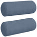 Perne Bolster 2 pcs albastru Ø 15 x 40 cm Țesătură din corduroy - WALTI WALTI