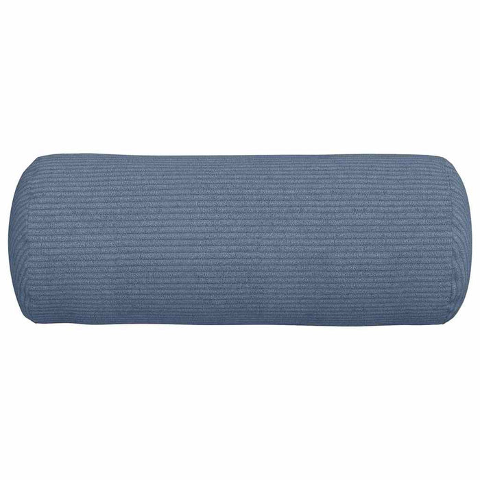 Perne Bolster 2 pcs albastru Ø 15 x 40 cm Țesătură din corduroy - WALTI WALTI