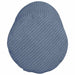 Perne Bolster 2 pcs albastru Ø 15 x 40 cm Țesătură din corduroy - WALTI WALTI