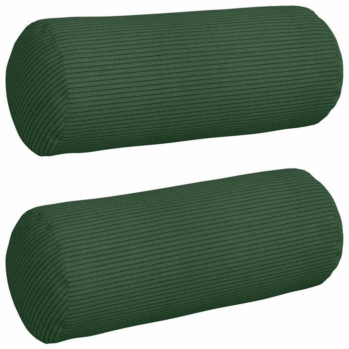 Perne Bolster 2 pcs Verde închis Ø 15 x 40 cm - WALTI WALTI