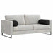 Perne Bolster 2 pcs Negru Ø 25 x 70 cm țesătură - WALTI WALTI