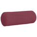 Perne Bolster 2 pcs Roșu Vin Ø 25 x 70 cm țesătură - WALTI WALTI